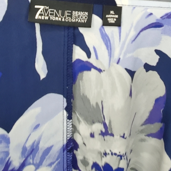 7th Avenue Design Studio Front Tie Top Size XL - Picture 4 of 4